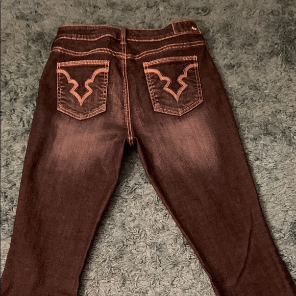 BUFFALO David Bitton Black Vintage Jeans, Size 28, 33”inseam. Stretchy, Bootcut - Picture 5 of 5